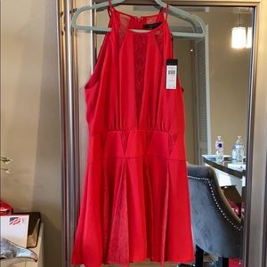 Red BCBG mini dress
